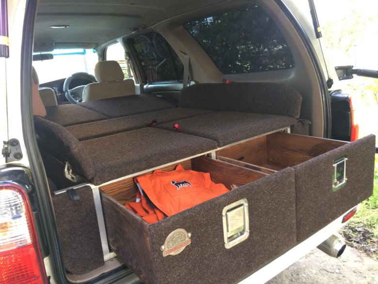 Органайзер на тойота сурф хайлюкс