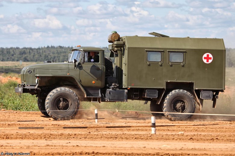Санитарный автомобиль урал ас4350