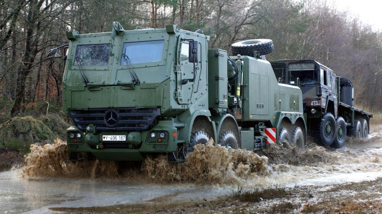 Mercedes-benz actros 8x8 military