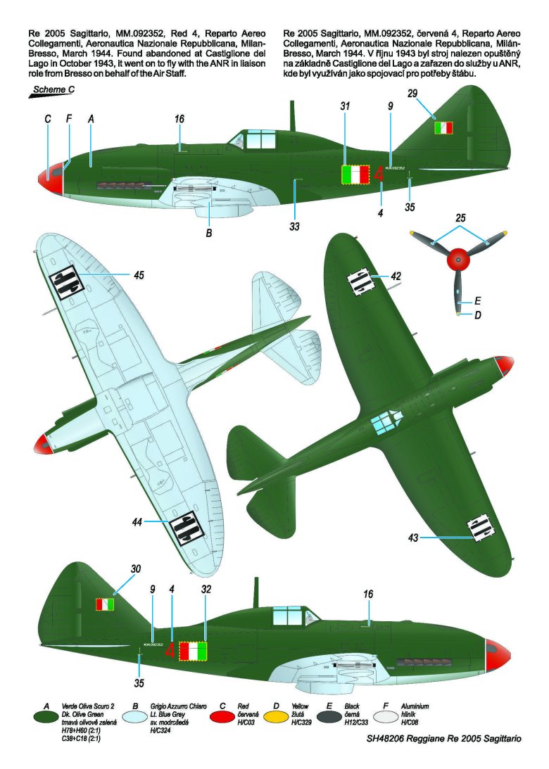 Истребитель reggiane re.2005 sagittario