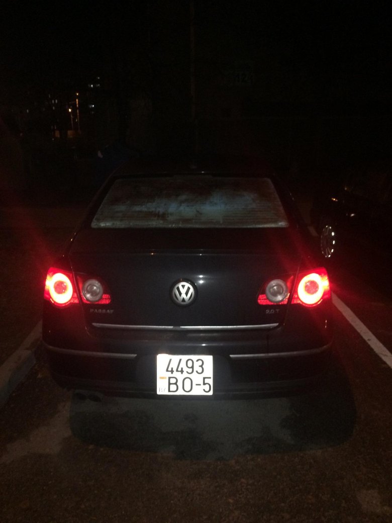 Габаритные огни vw passat b6