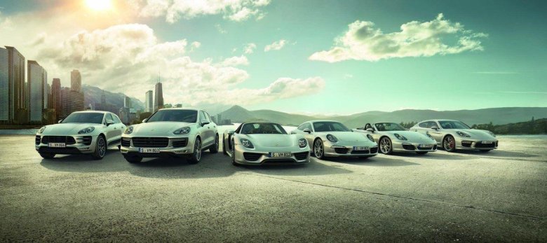 Porsche cars