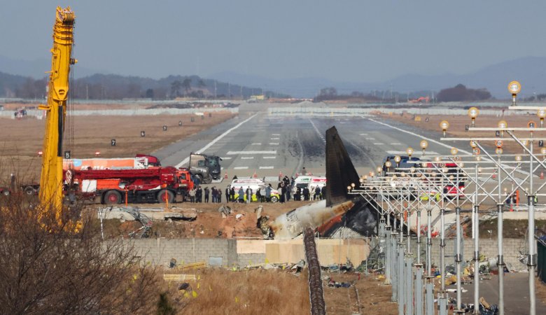 Крушение самолета в южной корее