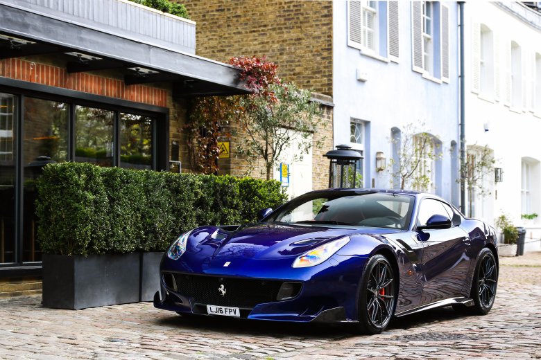 Ferrari f12 tdf blue