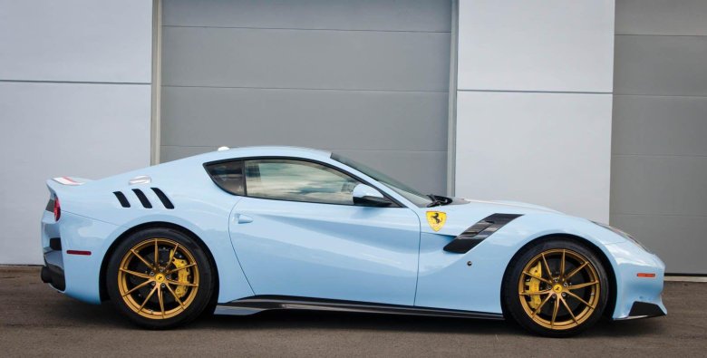 Ferrari f12 tdf blue