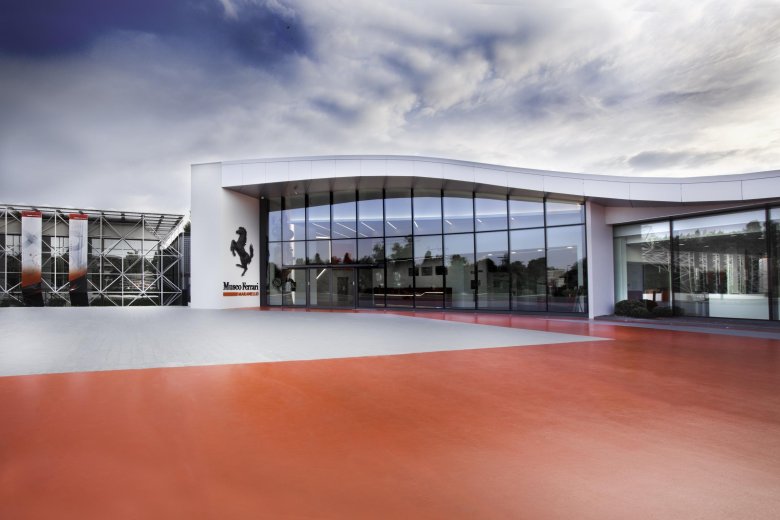 Ferrari museum maranello entrance