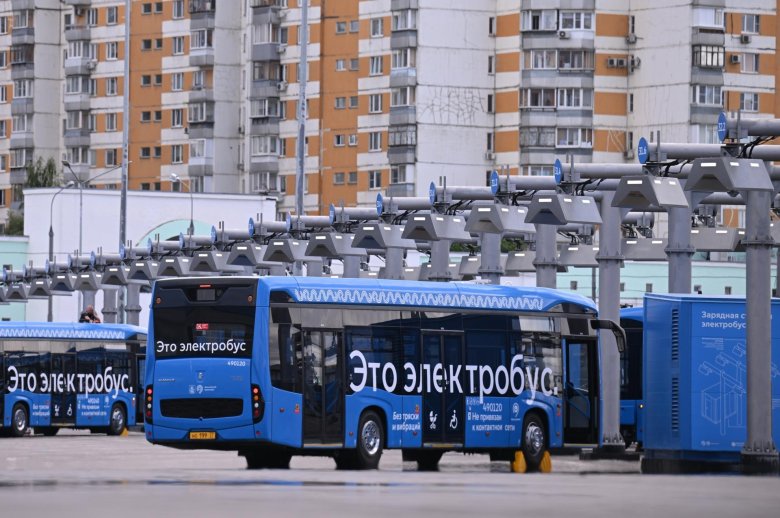 Электробусный парк в митино