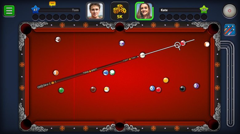 Игра бильярд 8 ball pool