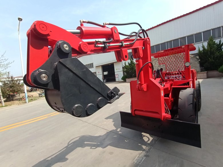 Мини экскаватор погрузчик