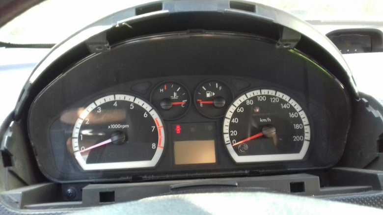 Шкала приборов шевроле авео