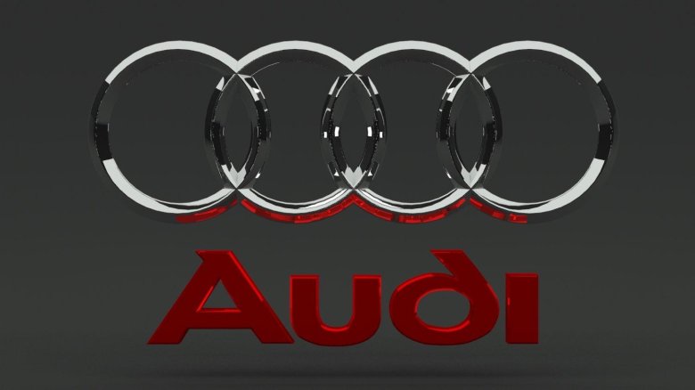 Audi logo 3d