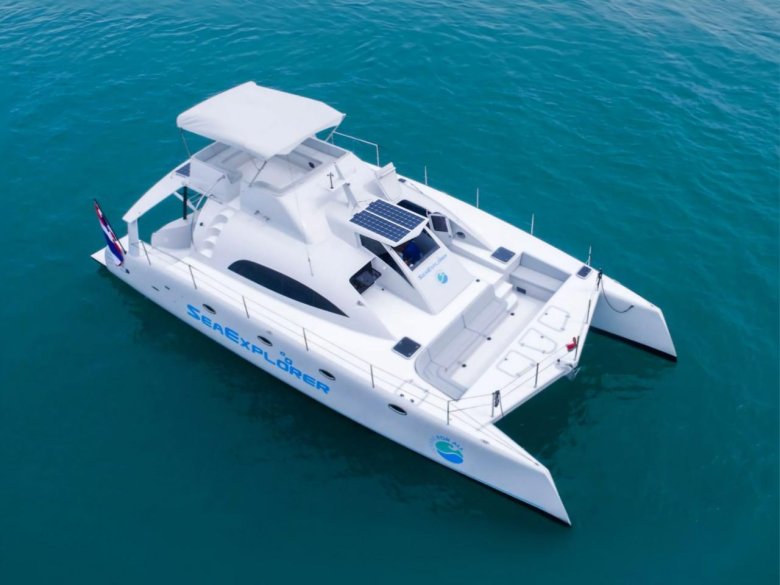 Моторный катамаран