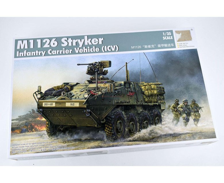 Сборная модель бтр stryker 1/35