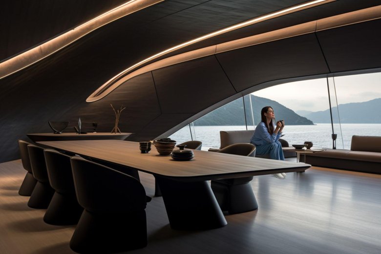 Футуристический интерьер