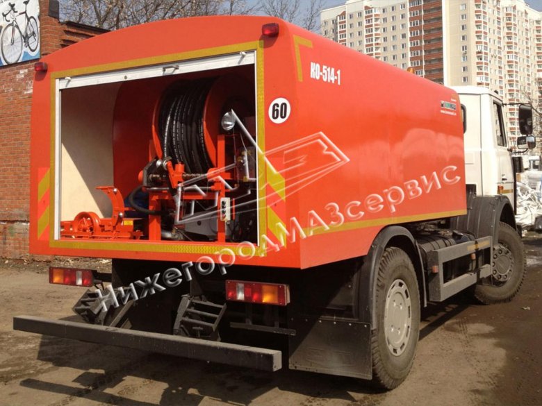 Каналопромывочная машина ко-514