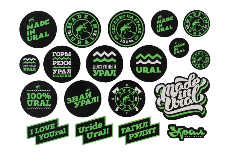 Наклейка урал