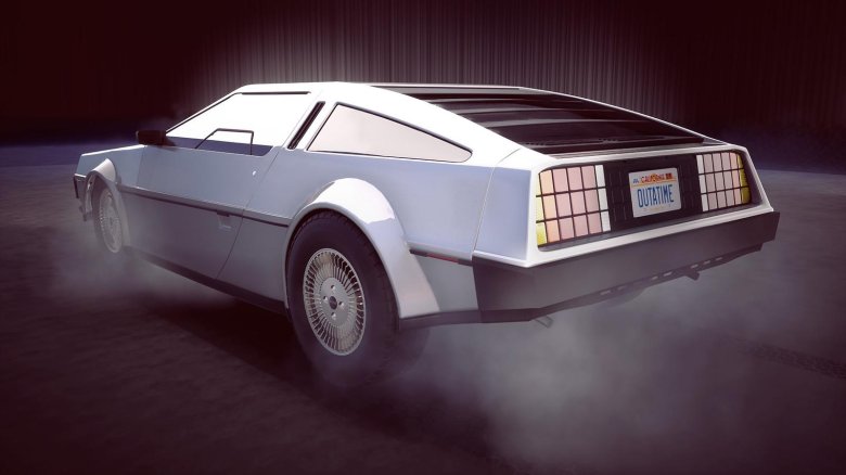 Машина времени delorean