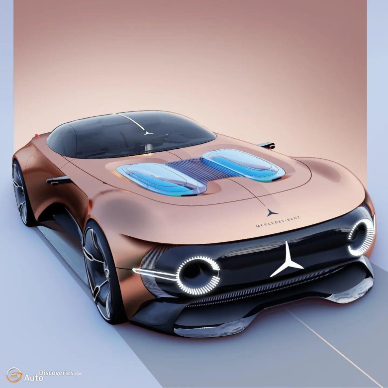 Mercedes-benz vision eq silver