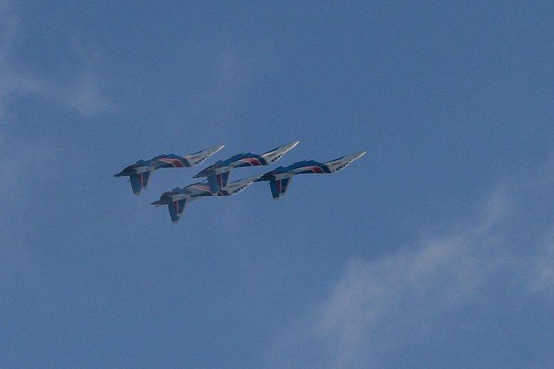 Су-27 пилотажная группа \ русские витязи