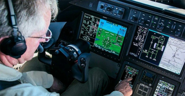 Навигационная система в самолете