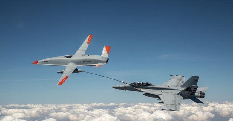 Дозаправка самолета в воздухе