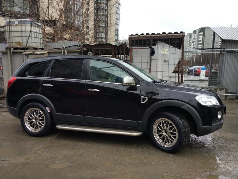 Шевроле каптива на грязевой резине