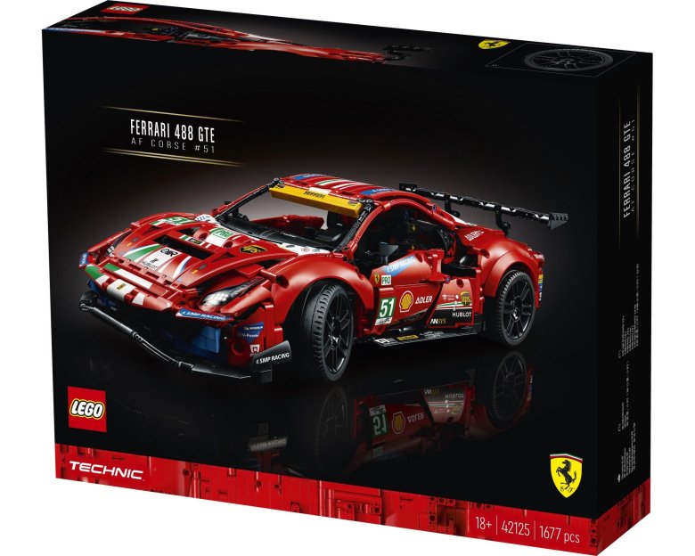 Ferrari 488 gte af corse #51 lego