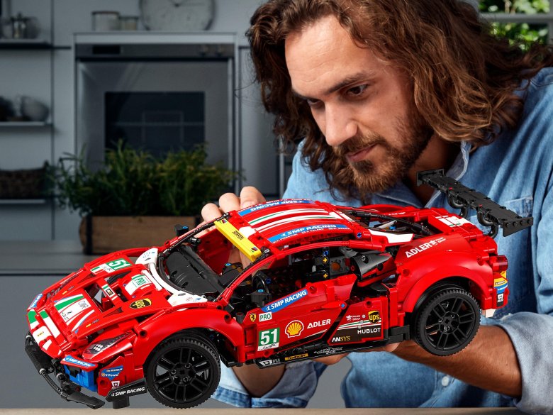 Lego technic 42125 ferrari 488 gte \ af corse #51\