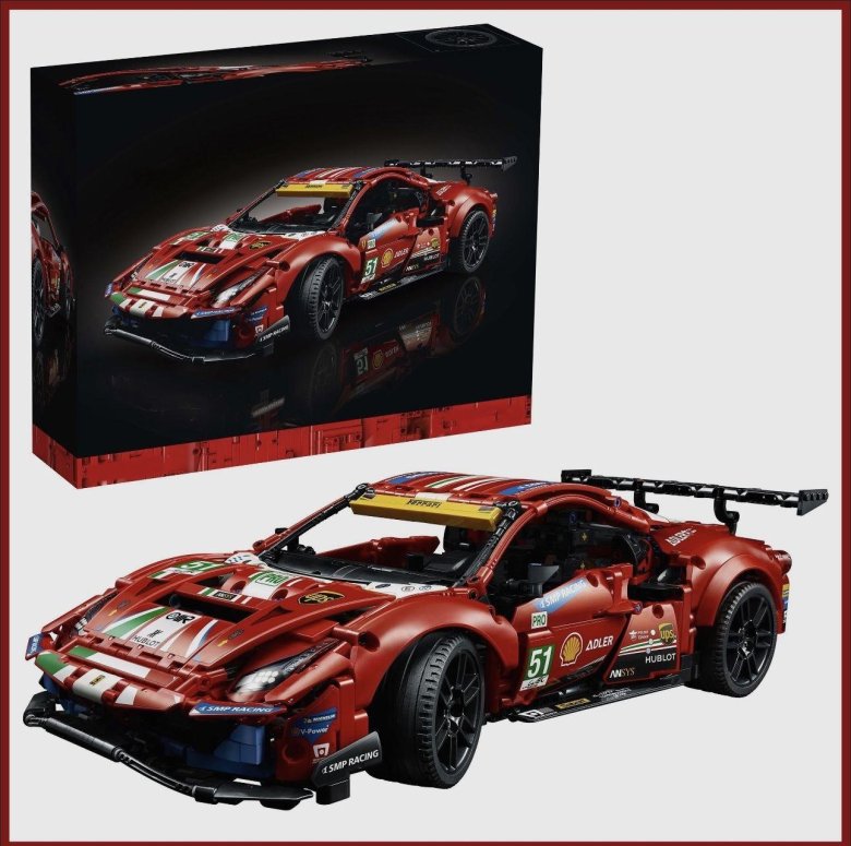Technic ferrari 488 gte af corse 51