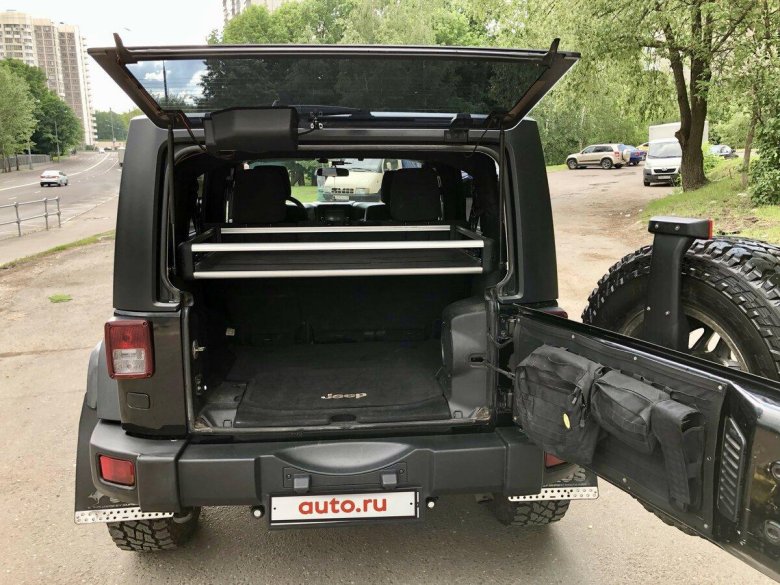 Jeep wrangler 3 двери багажник