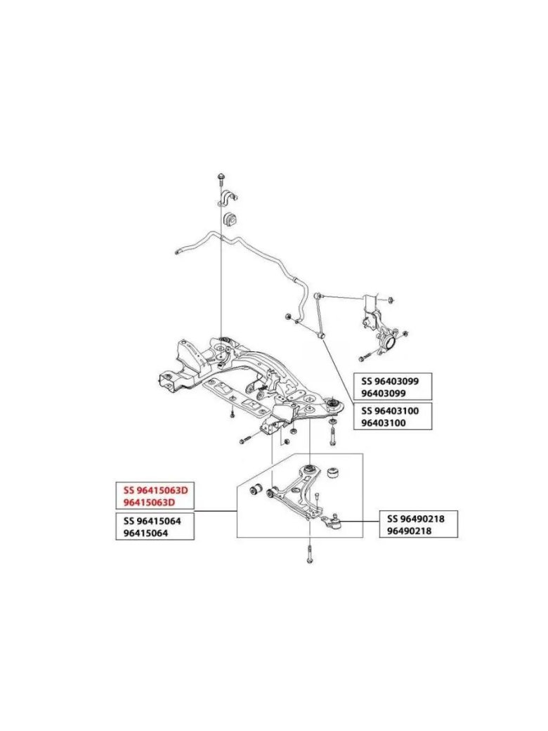 Передняя подвеска лачетти