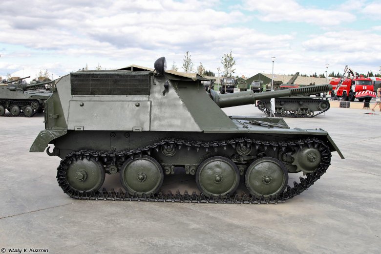 Асу-76 самоходная артиллерийская