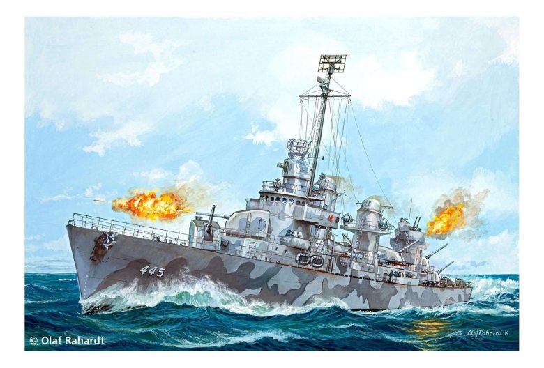 Эсминец флетчер арт