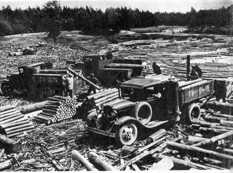 Зис 5 лесовоз