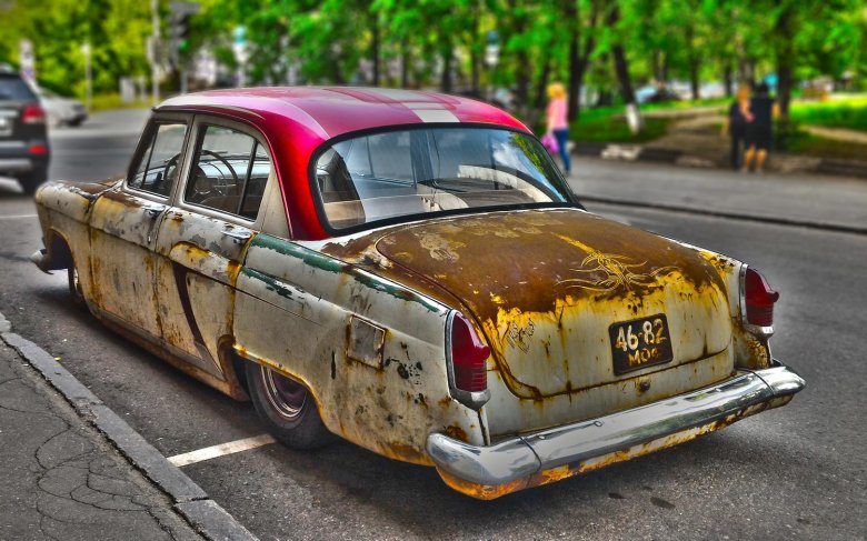 Ржавый газ 21 волга