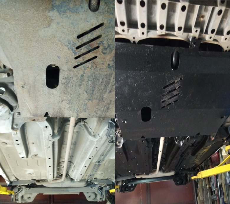 Защита днища пежо 206