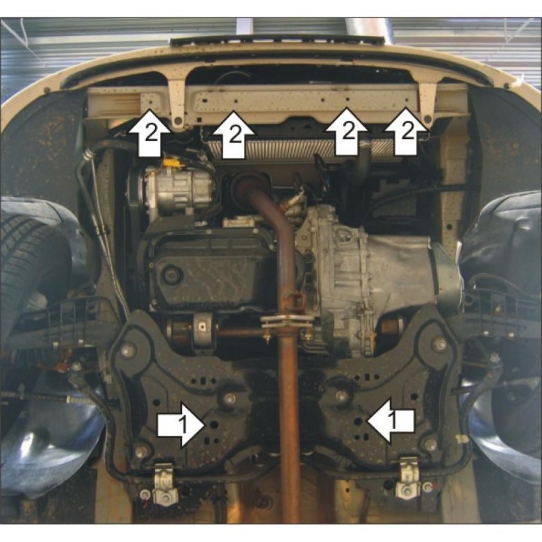 Защита двигателя пежо 206 седан