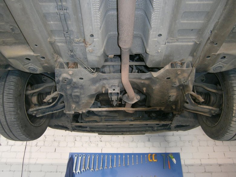 Пежо 206 подвеска снизу