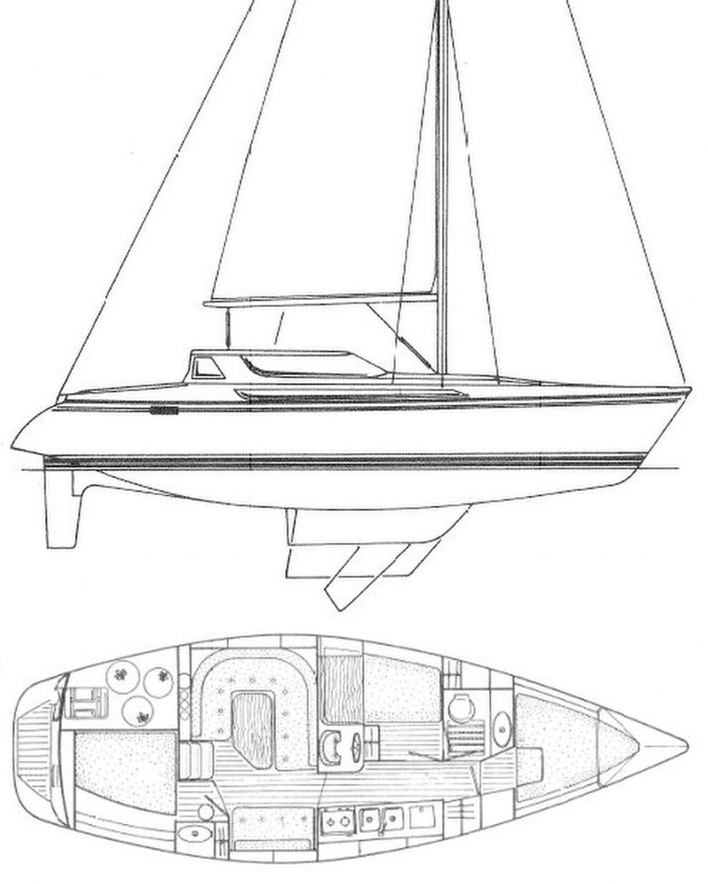 Чертежи современных яхт