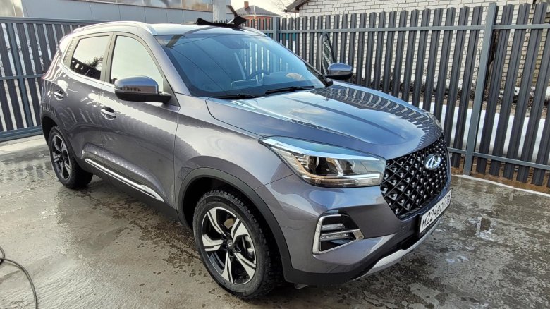 Chery tiggo 4 стальной серый