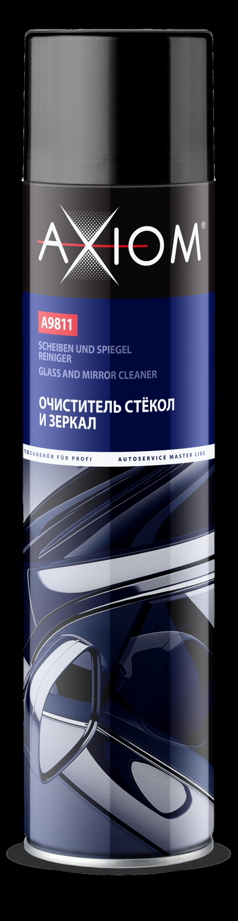 Очиститель стекол и зеркал axiom 800 мл