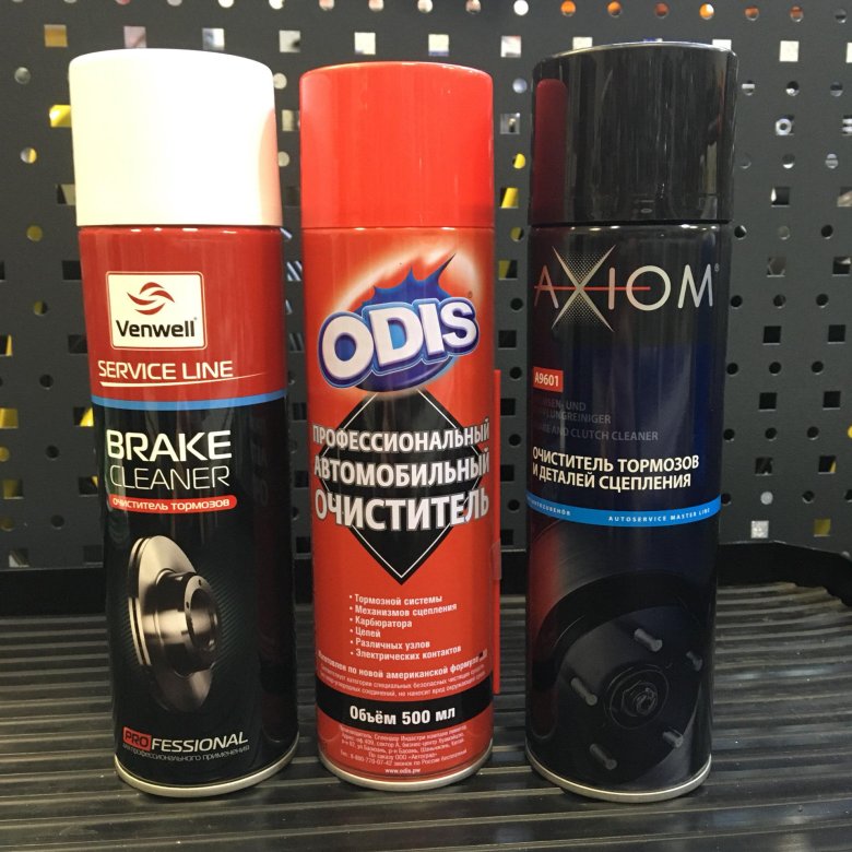 Очистители тормозов
