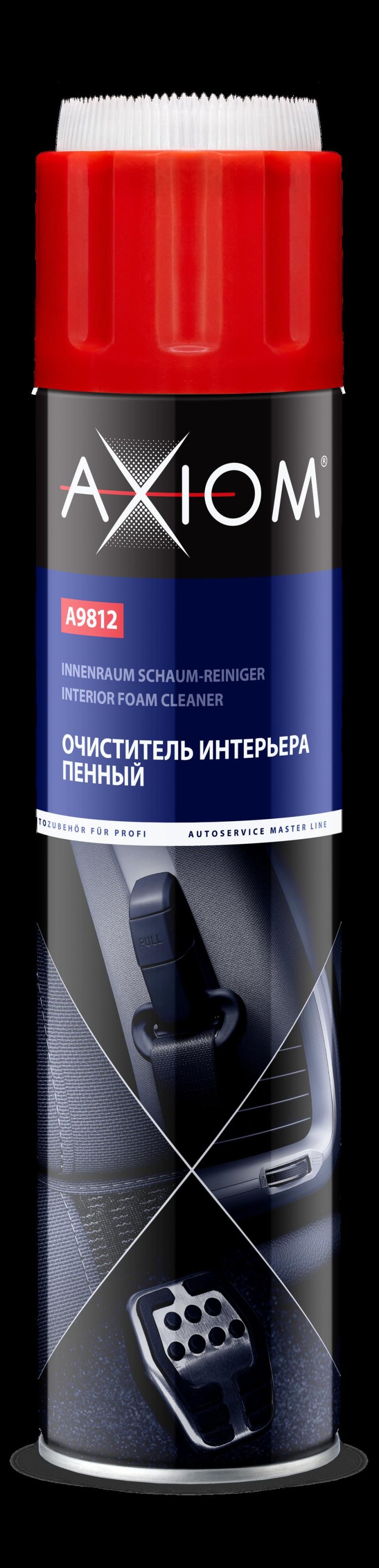 Очиститель интерьера пенный 400 мл аэрозоль axiom