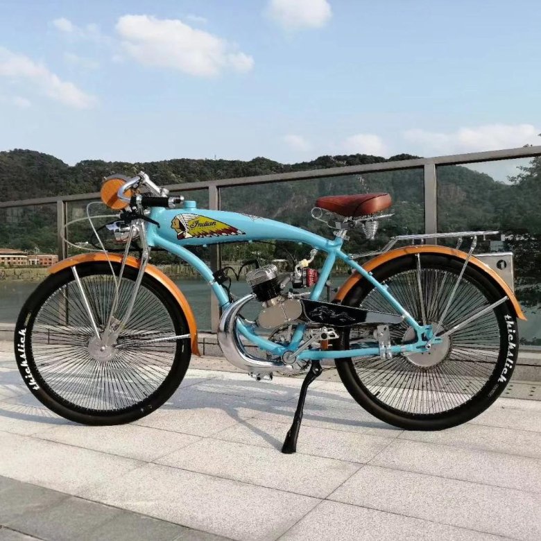 Бензиновый велосипед