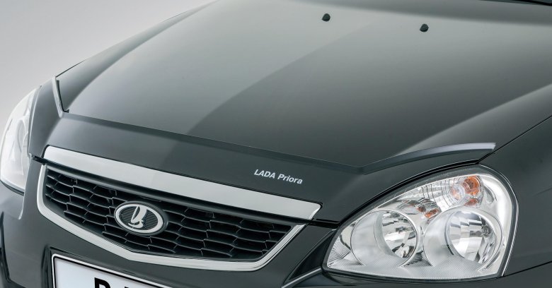 Дефлектор капота lada priora