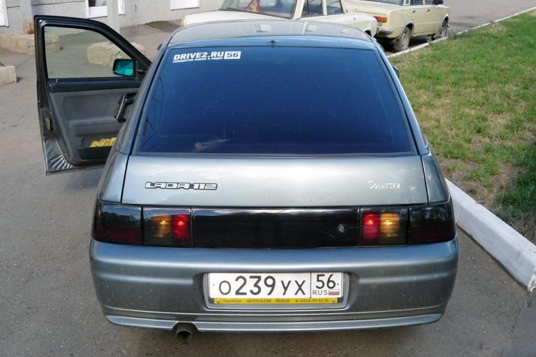 Ваз 2112 сзади