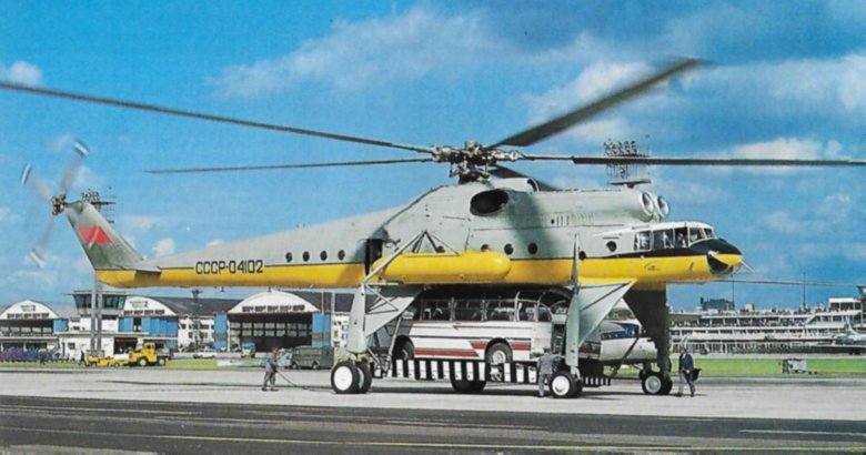 Вертолет кран ми 10