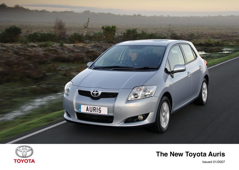 Тойота аурис 2007 года