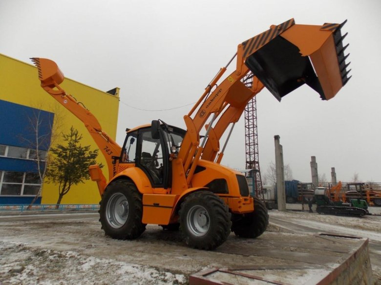 Экскаватор погрузчик амкодор 732