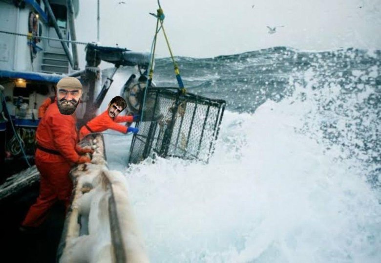 Краболовы охотское море